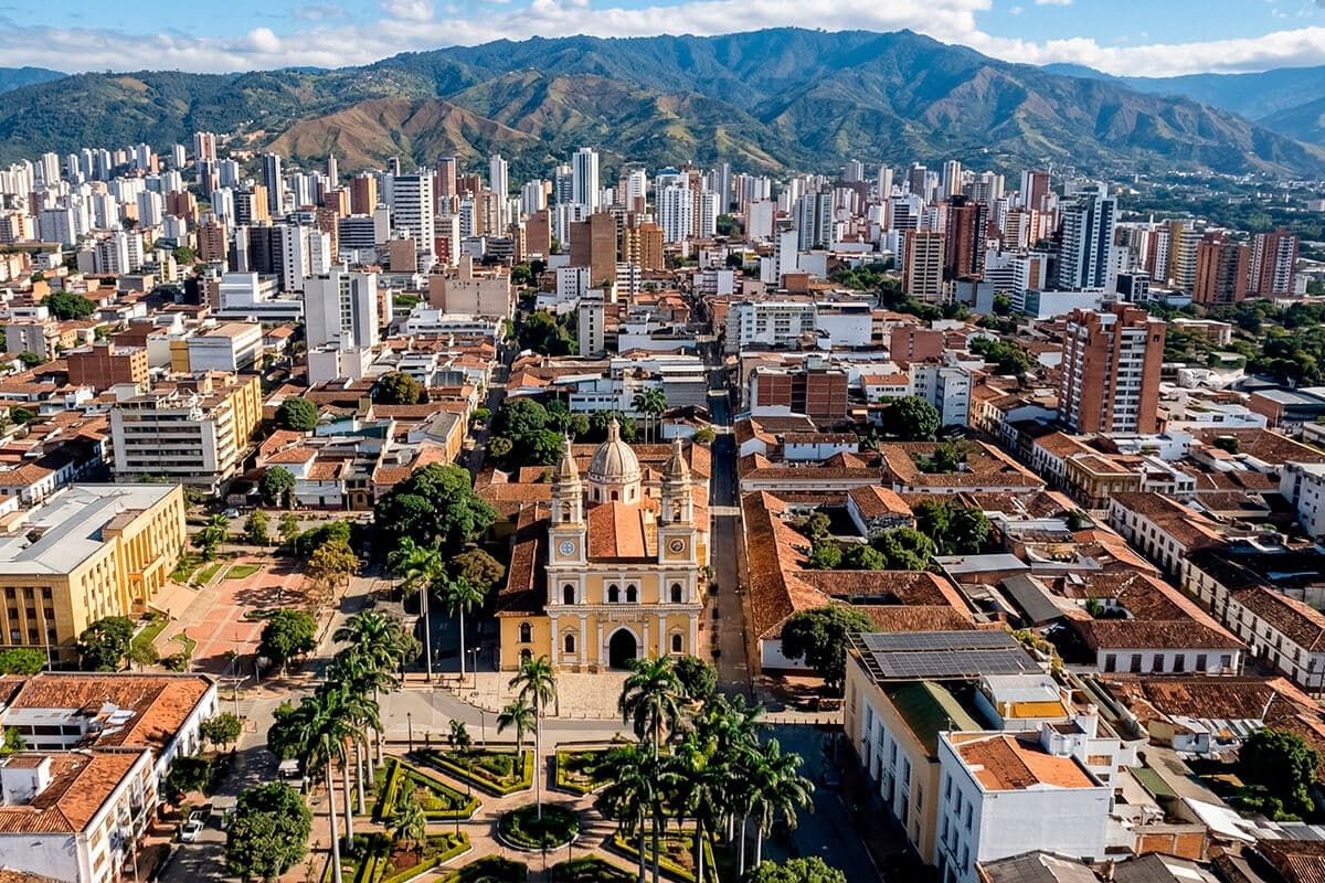 Transporte ejecutivo Bucaramanga - vista ciudad y Aeropuerto Palonegro (BGA)