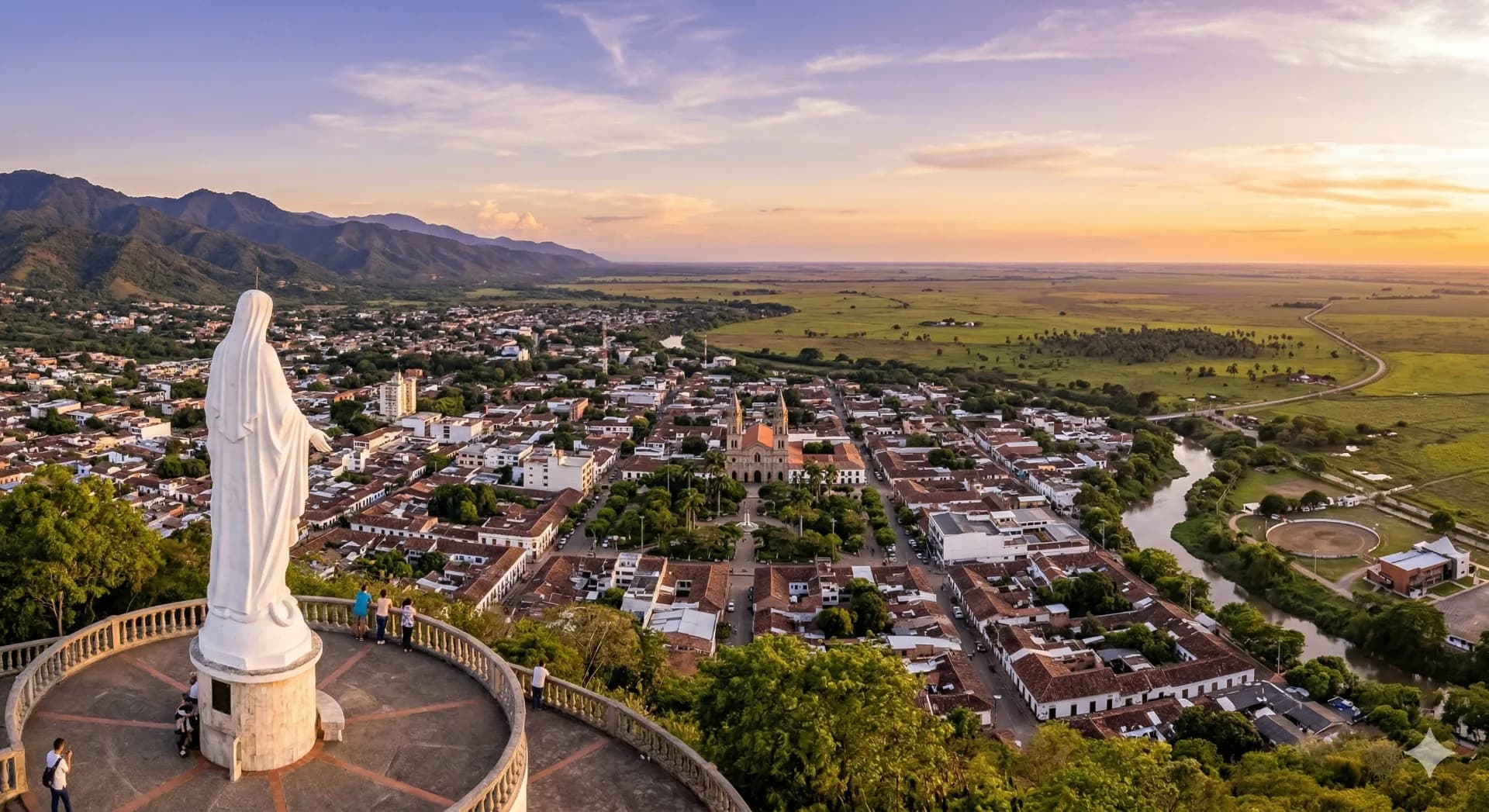 Transporte ejecutivo Yopal - vista ciudad y Aeropuerto El Alcaraván (EYP)