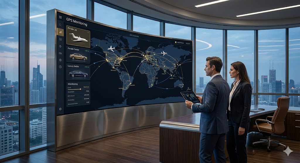 Dashboard GPS monitoreo en tiempo real - Transportes Ejecutivos Colombia